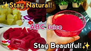 Stay Beautiful🌷🧿 ಚರ್ಮದ ಕಾಂತಿ ಹೆಚ್ಚಿಸುವ ಜ್ಯೂಸ್ | ABC JUICE - Amla Beetroot Carrot Juice | LWR