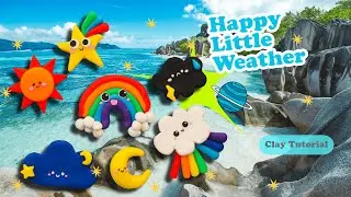 DIY Clay Art: Happy Little Weather Themed Clay Ideas You'll Love | So Simple and Adorable