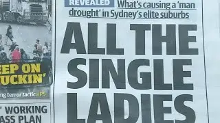 The Sydney Man Drought