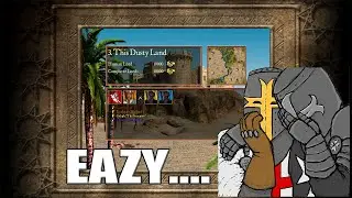 Stronghold Crusader - Trail Walkthrough Mission 3.This Dusty Land -Speedrun #stronghold #strategy