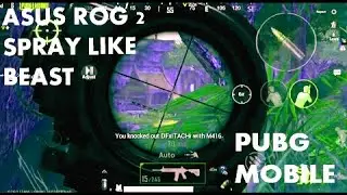 Spray Kill Repeat || Pubg mobile Montage || on ASUS ROG 2