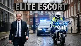 Police SEG team mobilise to escort Prime Minister Keir Starmer