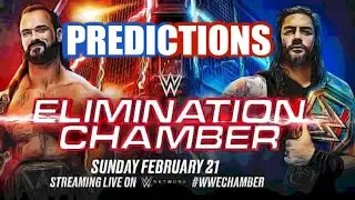 WWE ELIMINATION CHAMBER 2021 MATCH CARD AND PREDICTIONS