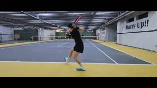 (25.10.13.레슨풀버전)크로스 랠리~!  #tennis #forehand #backhand #volley #rally #lesson #변광은코치님 레슨 #플렉스테니스 