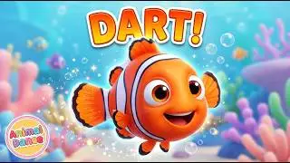 🐠 Day 51 | Clownfish Dart Song | Animal Dance &ndash; Daily Meowww