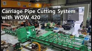 Carriage Pipe Cutting System for Automatic Pipe Spool Shop