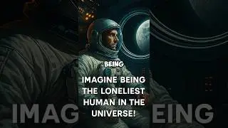 Caption:The loneliest human in history&hellip; alone above the Moon! #notesfromtheuniverse #invisiblemoon