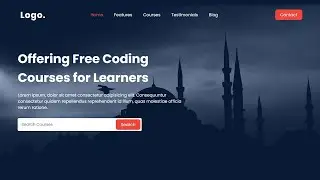 How to Make Website Using HTML and CSS  _  Create Website Header Design