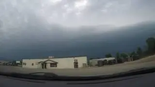 June 10th, 2016 Time lapse severe thunderstorm.