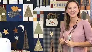 Quilt Sleigh Bells | Come fare Applique su Tessuto senza Carta Termoadesiva