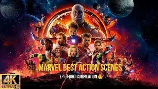 Marvel Best Action Scenes Compilation🔥| Epic Avengers Fight Moments(Iron Man, Thor, Captain America)