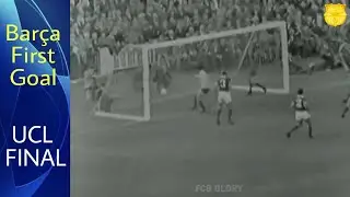 FC Barcelona first goal in a Champions League final | S&aacute;ndor Kocsis vs Benfica 1961