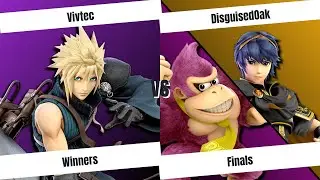 Houston eSports Smash Singles # 10 Winners Finals - Vivtec (Cloud) vs DisguisedOak (Marth/DK/Ike)