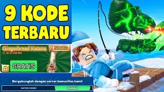 GINGERBREAD KATANA GRATIS! 9 KODE REDEEM FISH IT TERBARU | KODE REDEEM FISH IT ROBLOX TERBARU 2025