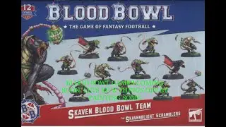LETS PAINT SOME SKAVEN FOR BLOOD BOWL