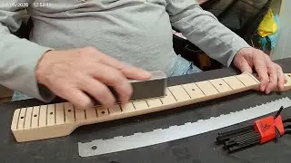 Fret Leveling and Polishing - Leo Jaymz Tele - Part 3
