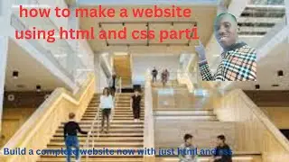 how to make a website using html and css