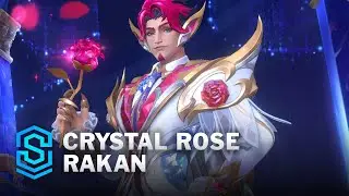Crystal Rose Rakan Wild Rift Skin Spotlight