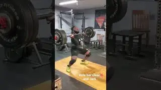 Axle bar clean and Jerk Technique work
