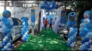 Baby boy Welcome Decoration | Delhi | Gurgaon | Baby shower decorations at Home | Call: 9871009325