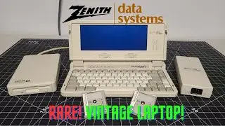 РЕДКОСТЬ!! Винтажный ноутбук Zenith MinisPORT ZL-2 1989 года выпуска &mdash; в полном комплекте!