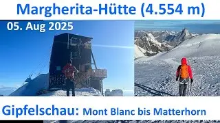 Signalkuppe und Margheritahütte (4.554 m): Gipfelschau bei traumhaftem Kaiserwetter