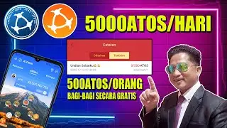 VIDEO UNDIAN HADIAH 500 ATOS/ORANG HARI INI (13/12/25) #atoshi #airdrop #crypto