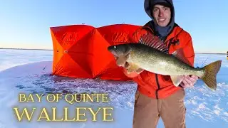 Pushing the VEVOR Ice Hut to its LIMITS in High Winds | Last Ice Walleyes