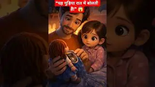 रात में बोलने लगी गुड़िया 😱 | Kids Horror Story Hindi | 3D Cartoon Video | #shorts #cartoon #hindi