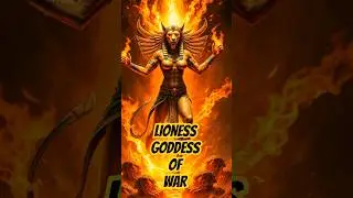 Sekhmet: The Lioness Goddess of War 🦁🔥 | Egyptian Mythology #EgyptianMythology #sekhmet  #Shorts