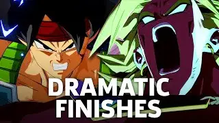 Dragon Ball FighterZ Easter Eggs - Broly & Bardock Dramatic Finishes