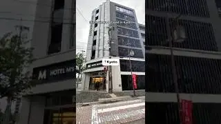 Budget hotel room tour in Kyoto, Japan