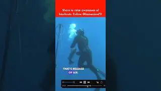 💦 Video of a stealth blackout, he felt fine leading up to the #blackout. #spearfishing #freediving