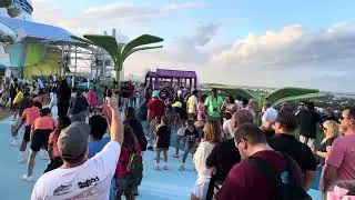 Icon of the Seas Maiden Voyage Sailaway Dance Party