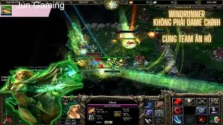 Dota imba : Windrunner kh&ocirc;ng dame m&agrave; sung qu&aacute; Chờ Traxex - C&ugrave;ng team ăn hồ