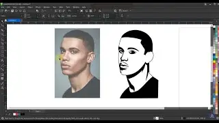 How to Trace Vector Face with Real Image - Learn Tricks of Coreldraw - Ahsan Sabri