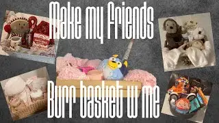 VLOGMAS DAY 3/Make my friends burr basket w me
