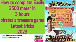 How to complete  2500 Meter deer pirates's treasure game  tricks 2023 &brvbar;English language tutorial