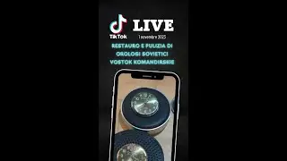 Restauro e Pulizia di Orologi Sovietici Vostok Komandirskie | Live TikTok del 1 Novembre 2023