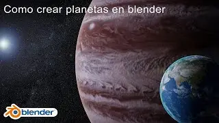 Como Crear PLANETAS con ATMOSFERA en Blender