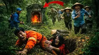 Time-Lapse: Clearing an Abandoned House &mdash; A Red-Dressed Figure Crawls Out of a Mysterious Grave 😱