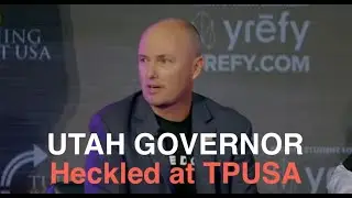 Attendees Loudly Booing Utah Governor at 1st TPUSA Event Since Charlie Kirks Passing