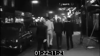 Teddy Boys in Soho at Night, 1950s, 1960s London, UK