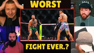 Fans Reaction on Conor Mcgregor Vs Max Holloway | Worst Fight Ever