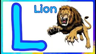 Letter L | Lion, Lips, Light, Lamp, Ladybug, Lock, Lemon, Leaf | My Moon Family