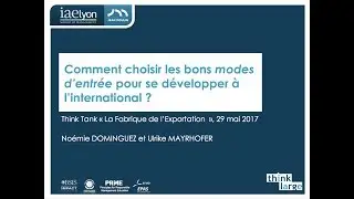 Choisir les bons modes d'entrée pour se développer à l'international
