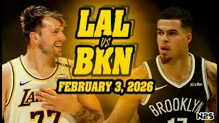 Brooklyn Nets vs Los Angeles Lakers Full Game &ndash; February 3, 2026 | NBA 2K26