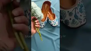 Step Into Elegance &ndash; Blue Marlin Handcrafted Jutti 🛍️