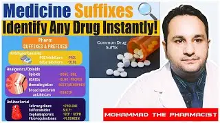 Medicine Suffixes: Identify Any Medicine by Its Name Ending! | MohammadThePharmacist