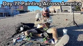 Day 77 Painting Across America - A trip to West Texas Tattoo in El Paso